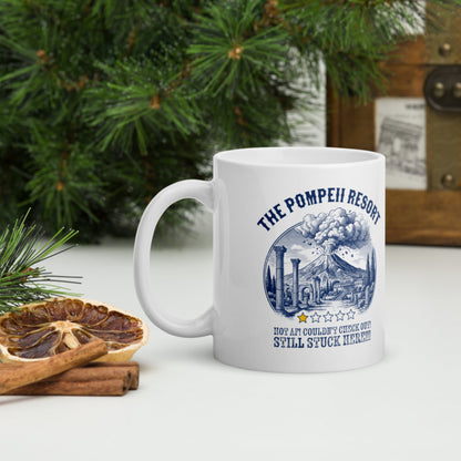 The Pompeii Resort Review Mug - history buff gift by HistoHead