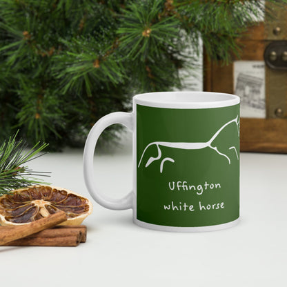 Uffington White Horse Mug - history buff gift by HistoHead