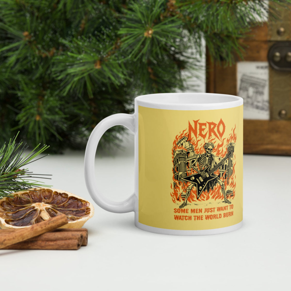 Nero Watch the World Burn Mug - history buff gift by HistoHead