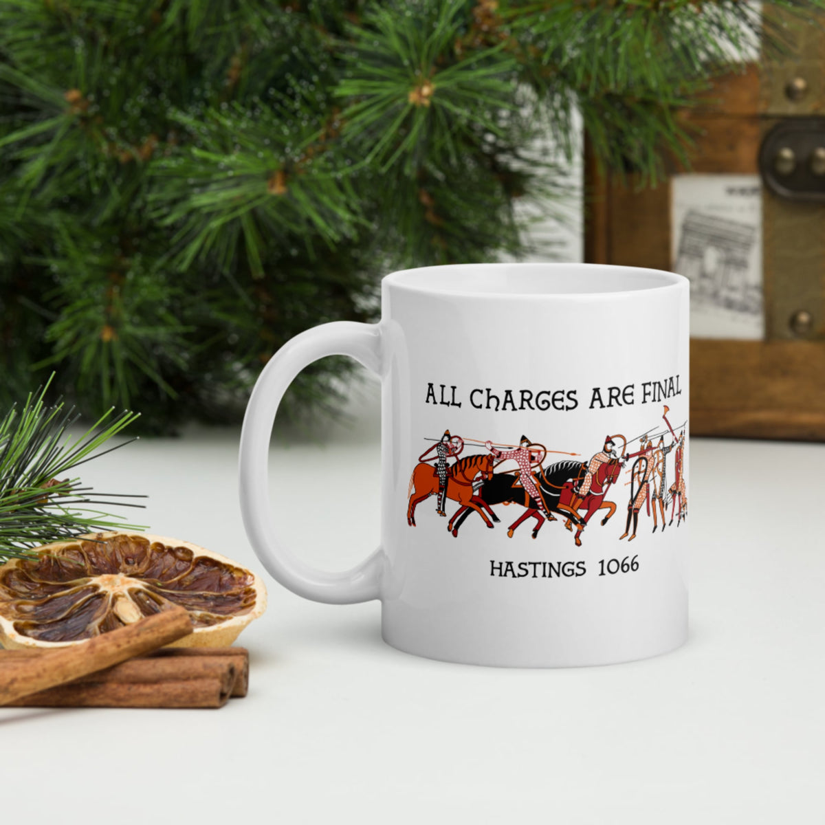 Bayeux Tapestry All Charges Are Final Mug - history buff gift by HistoHead