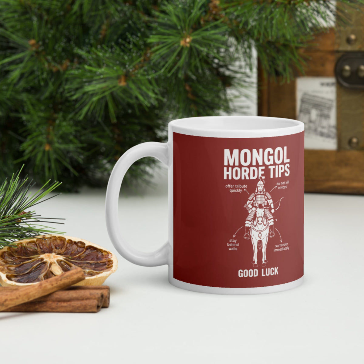 Mongol Horde Tips Mug - history buff gift by HistoHead
