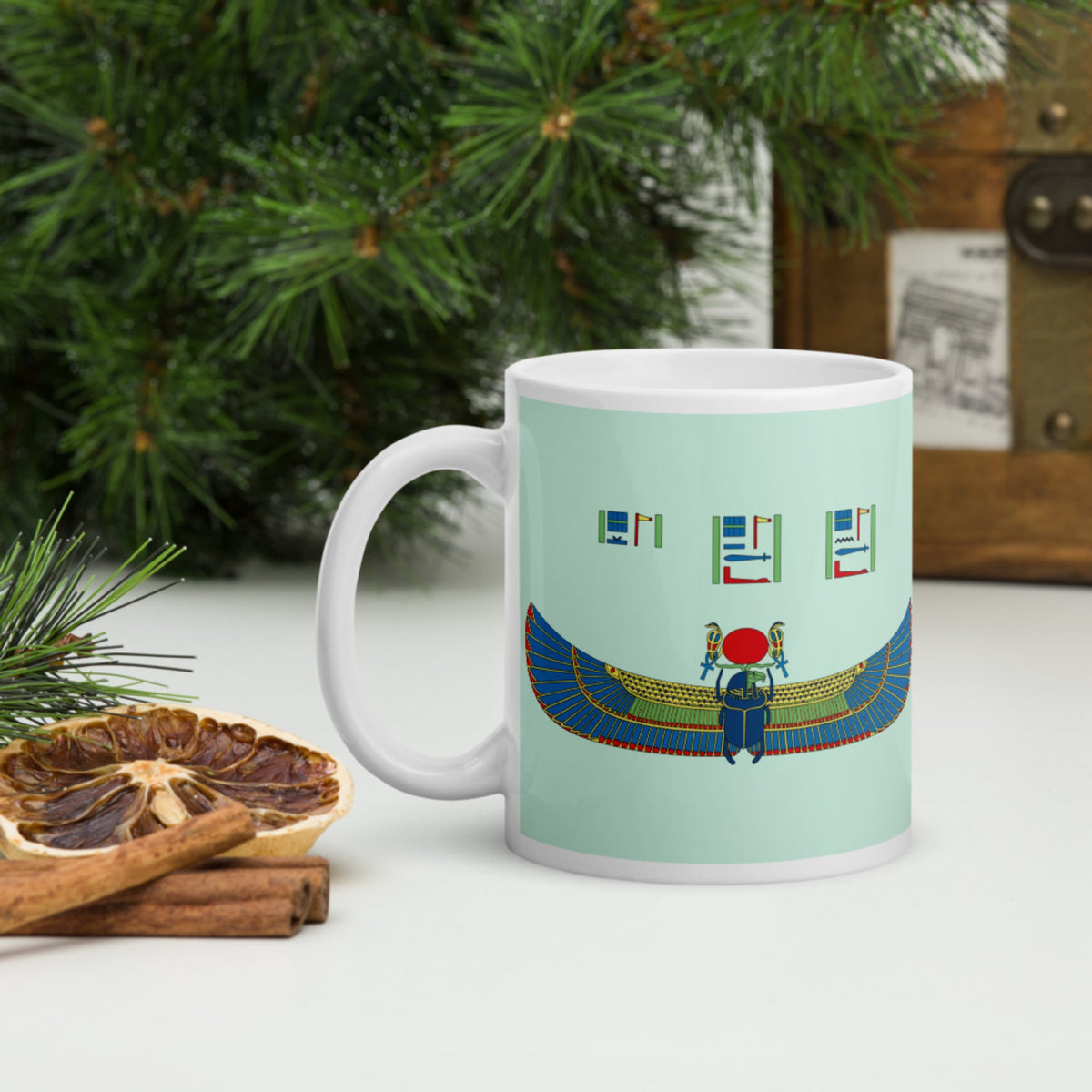 Khnum Hieroglyphs Mug - history buff gift by HistoHead
