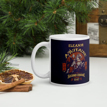 Eleanor of Aquitaine Second Crusade Tour Mug - history buff gift by HistoHead