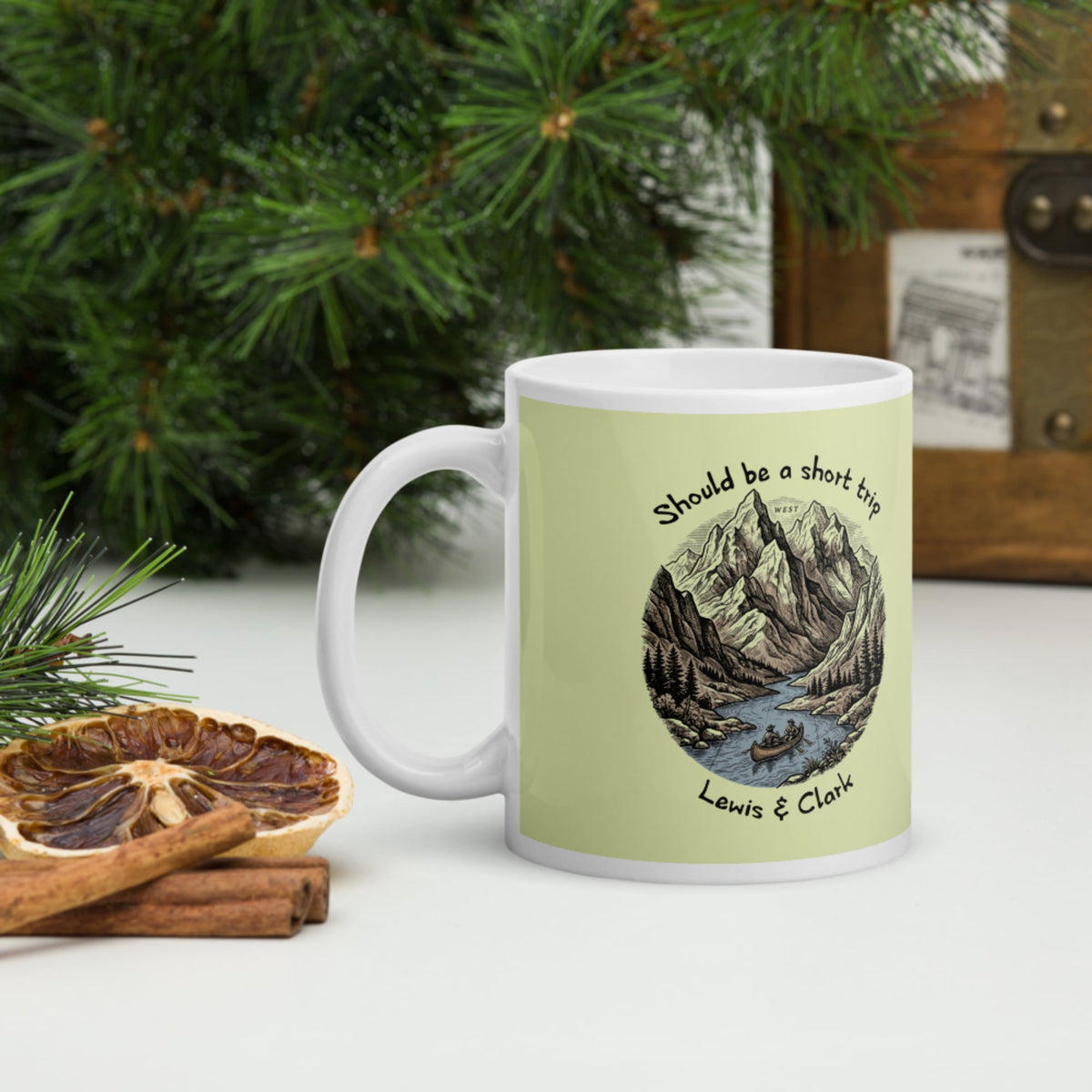 Lewis & Clark Short Trip Mug - history buff gift by HistoHead