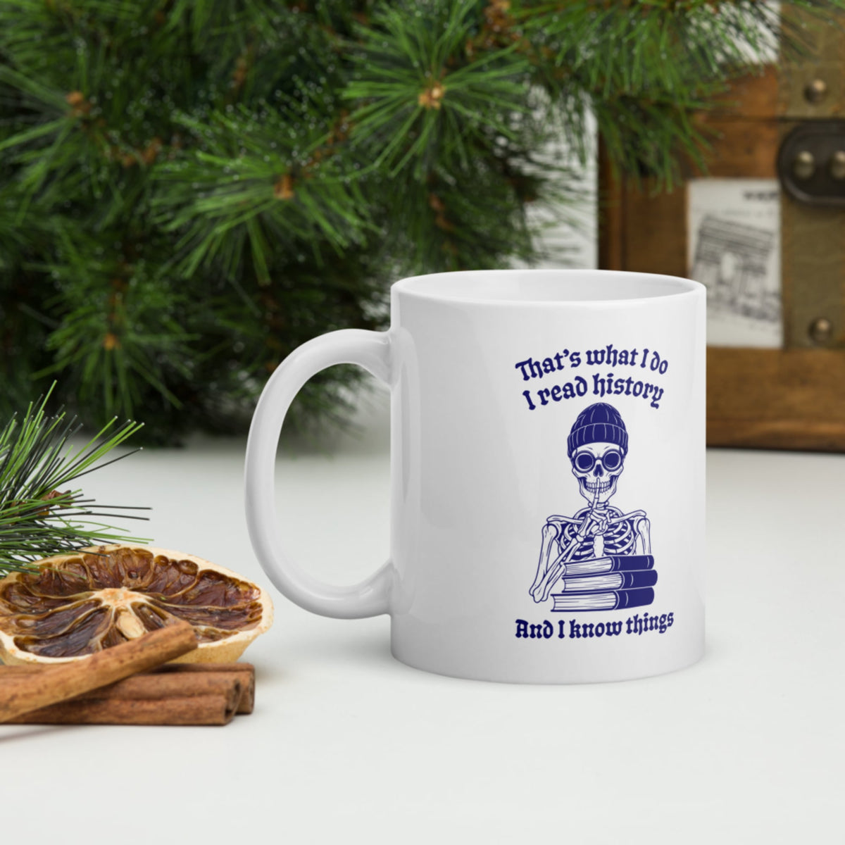 I Read History And I Know Things Mug - history buff gift by HistoHead