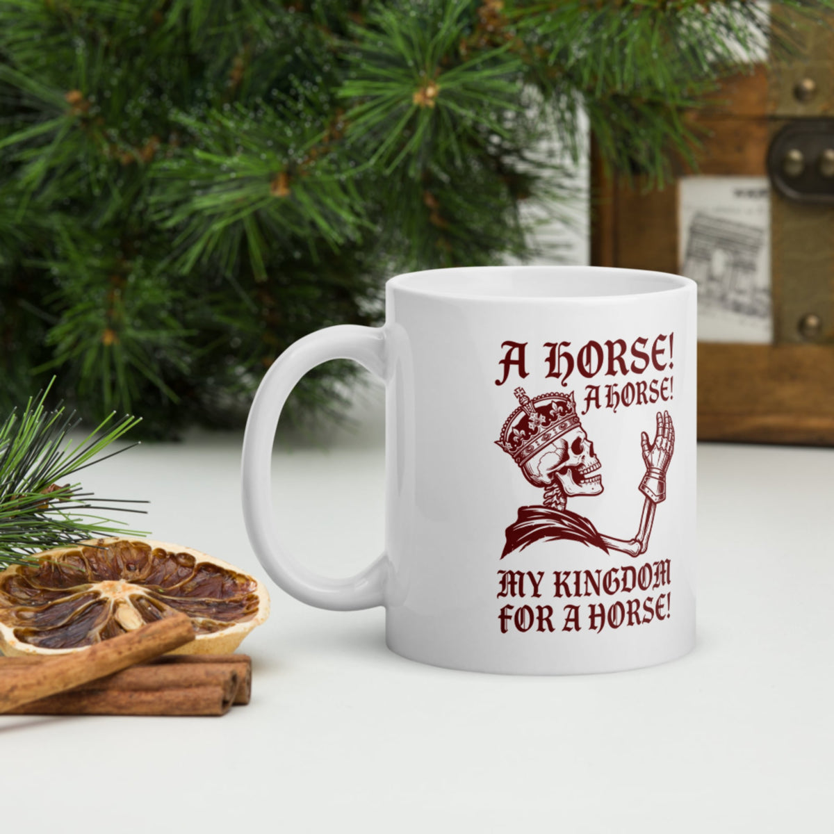 My Kingdom for a Horse Mug - history buff gift by HistoHead