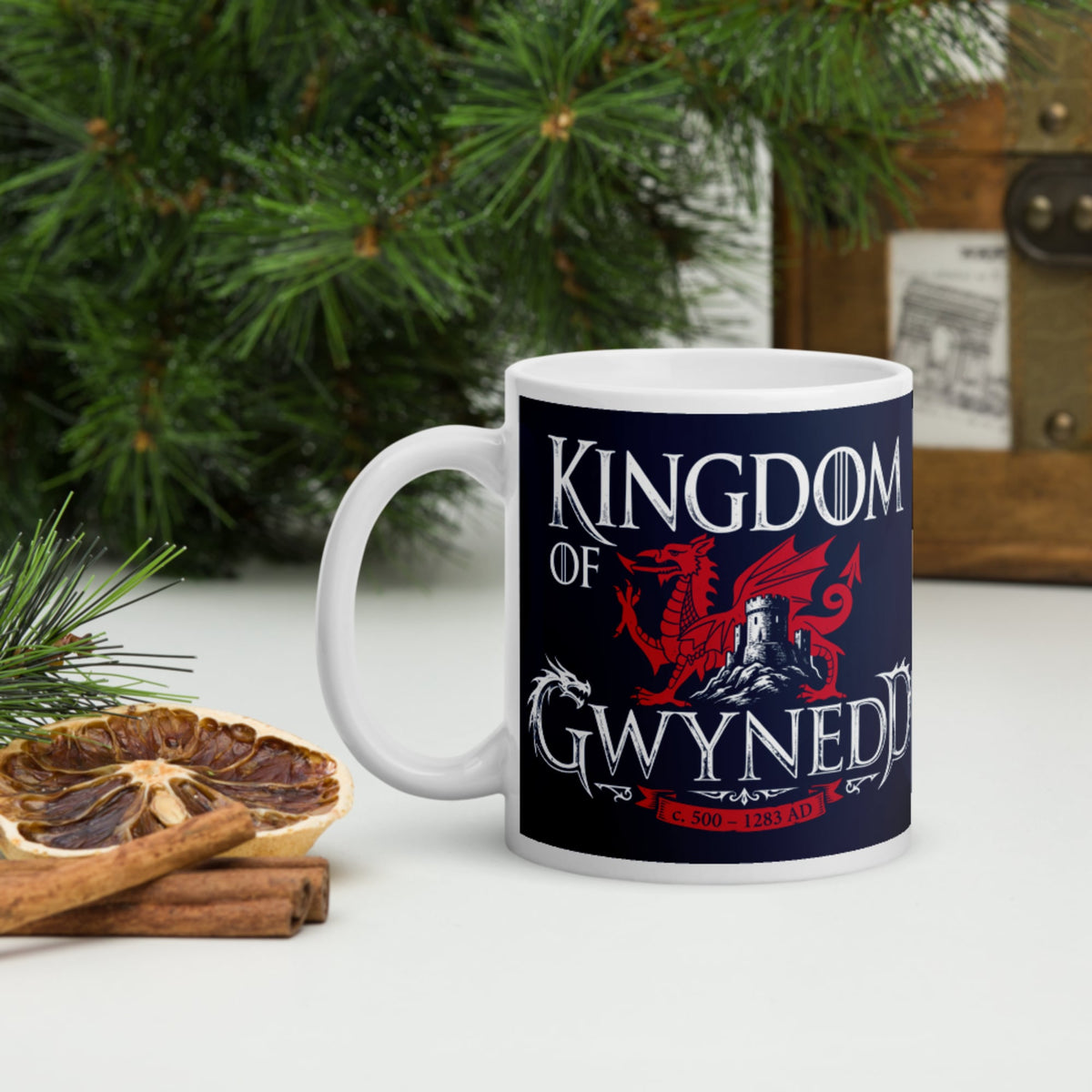 Kingdom of Gwynedd Mug - history buff gift by HistoHead