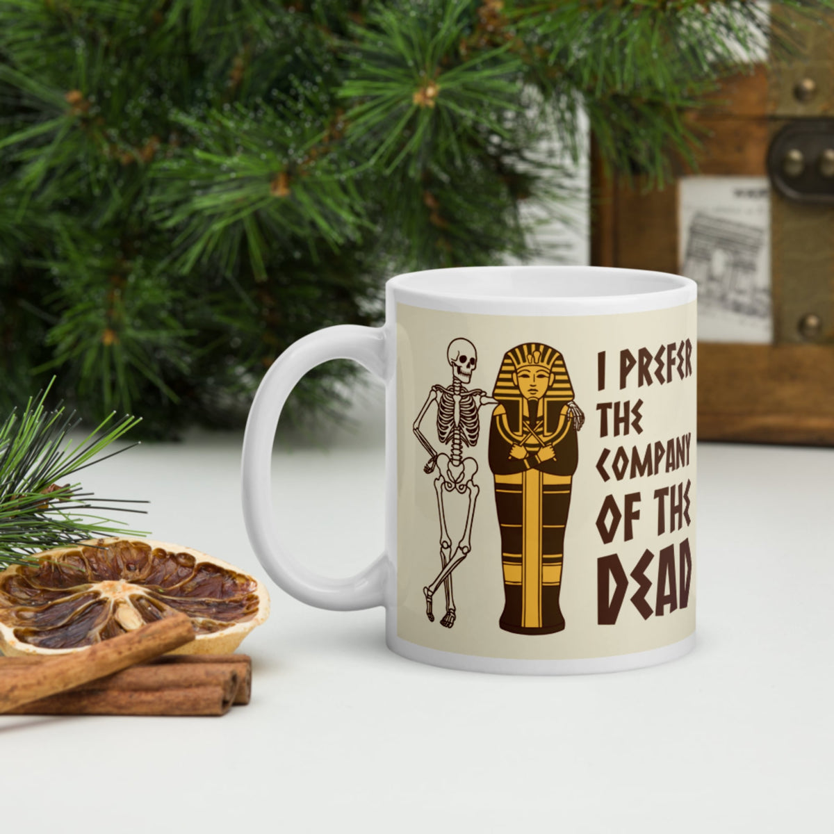 I Prefer the Company of the Dead Mug - history buff gift by HistoHead