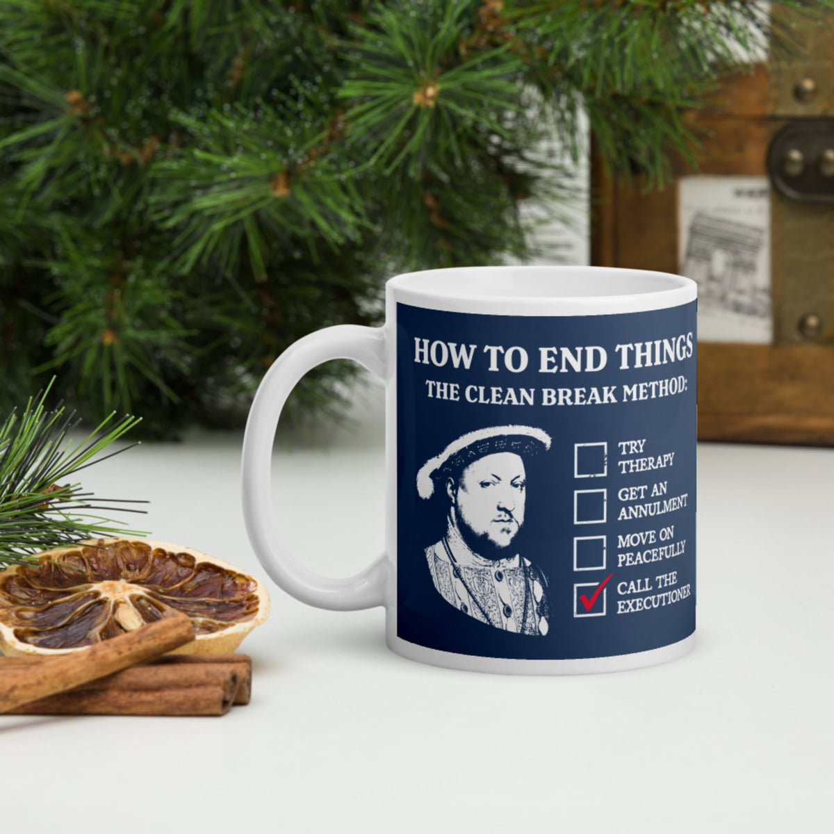 Henry VIII's Breakup Guide Mug - history buff gift by HistoHead