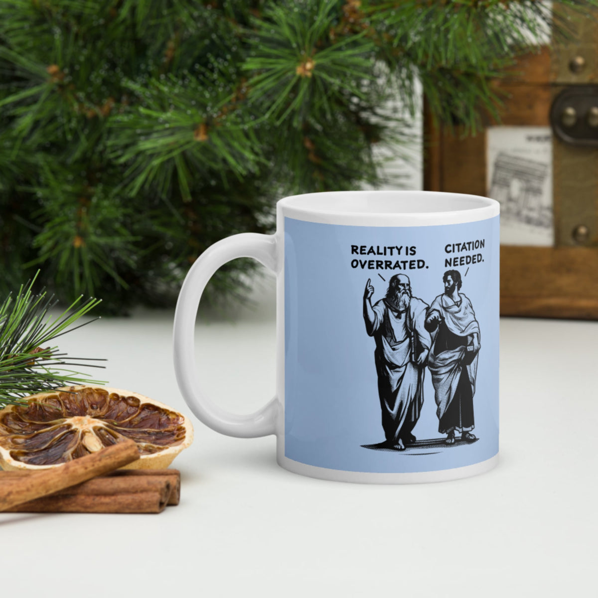 Plato & Aristotle Debate Mug - history buff gift by HistoHead