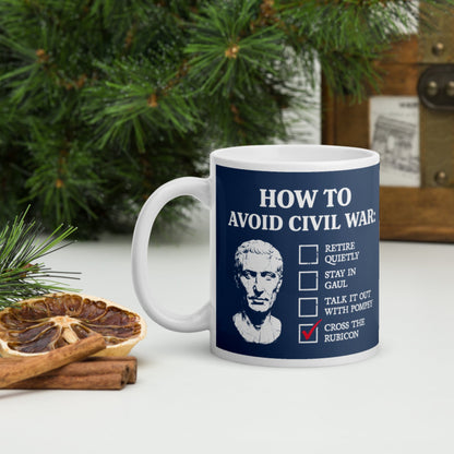 Caesar's Peace Plan Mug - history buff gift by HistoHead