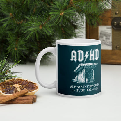 Always Distracted by Huge Dolmens Mug - history buff gift by HistoHead