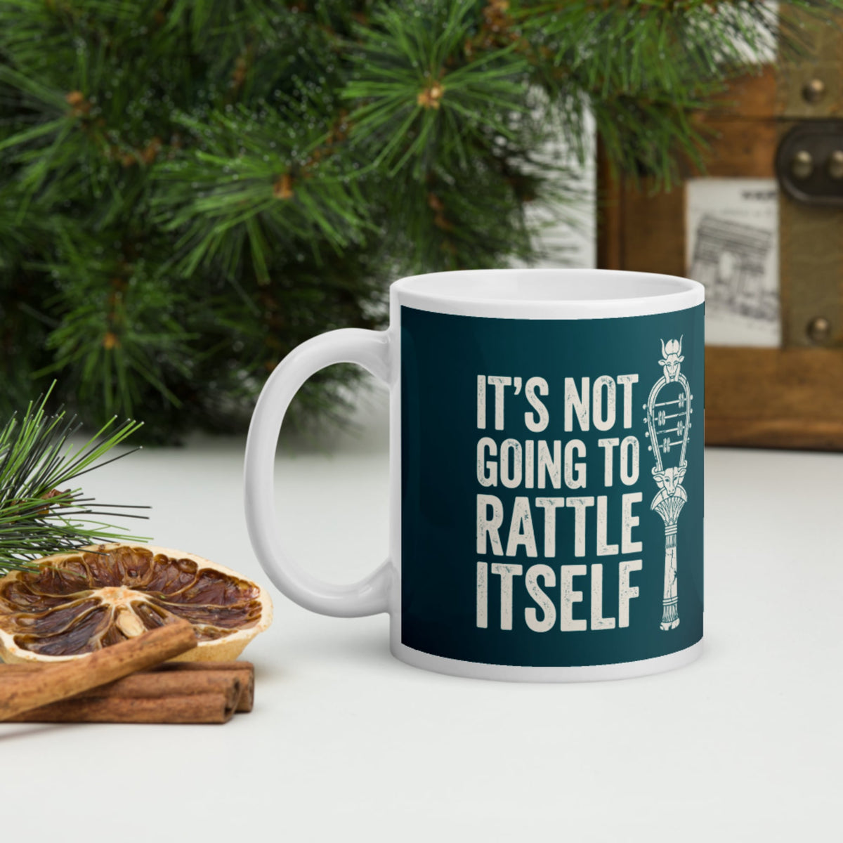 Sistrum It's Not Going to Rattle Itself Mug - history buff gift by HistoHead