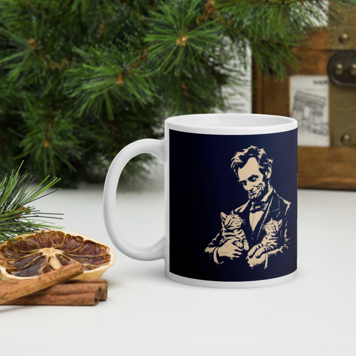 Lincoln's Cats Mug - history buff gift by HistoHead
