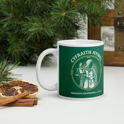 Cyfraith Hywel Progressive Jurisprudence Mug - history buff gift by HistoHead