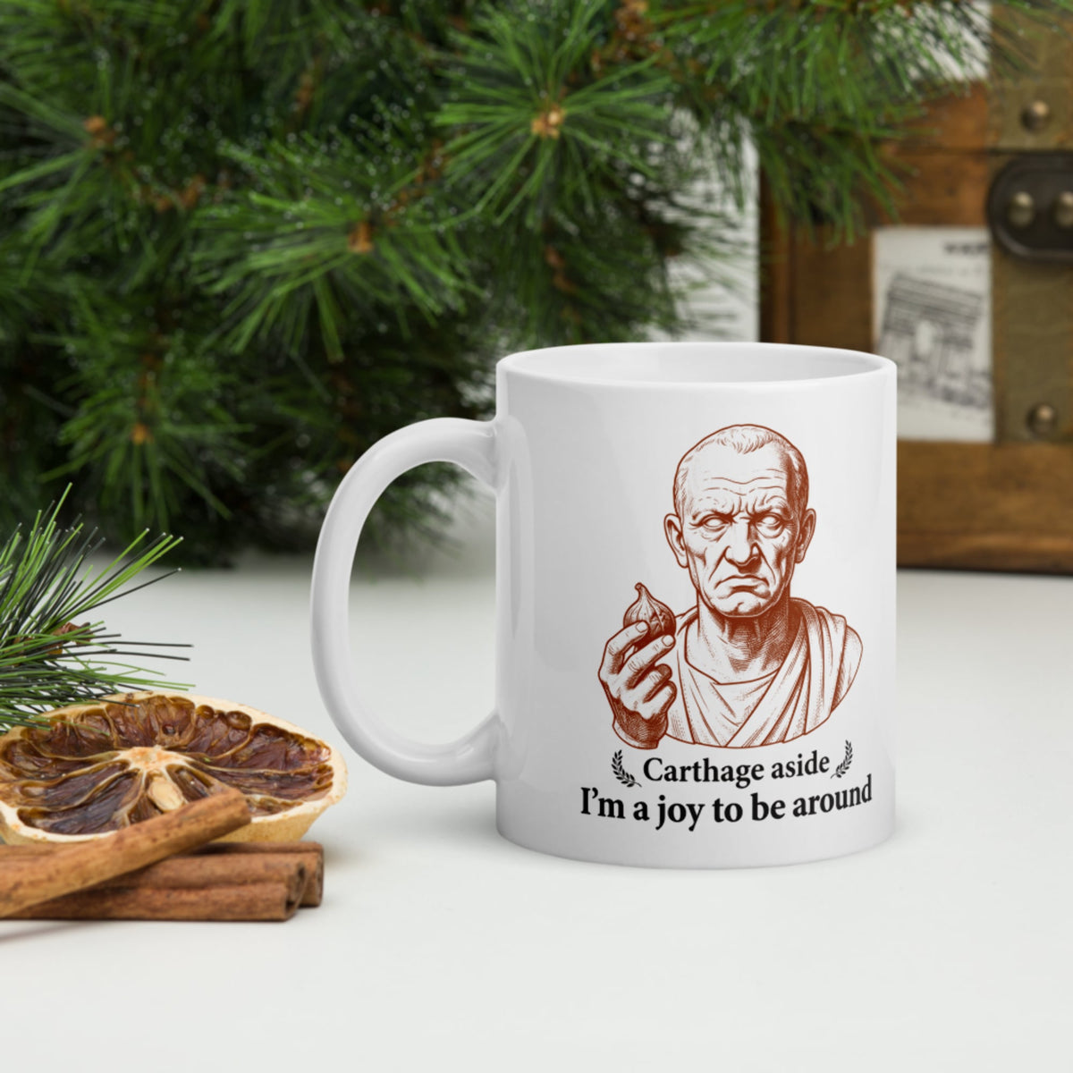 Cato Carthage Aside I'm a Joy to Be Around Mug - history buff gift by HistoHead