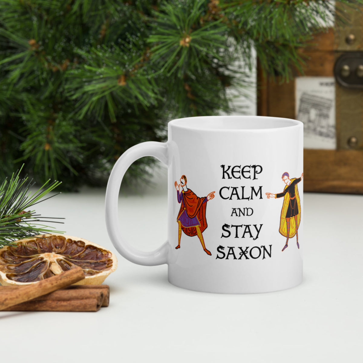 Harold Godwinson Keep Calm and Stay Saxon Mug - history buff gift by HistoHead