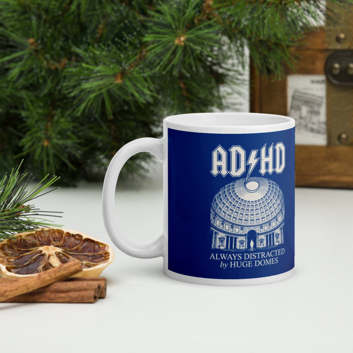 Always Distracted by Huge Domes Mug - history buff gift by HistoHead