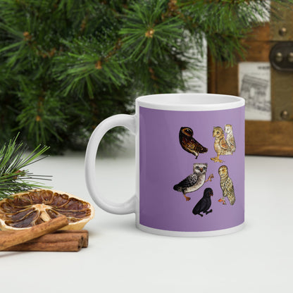 Weird Medieval Owls Mug - history buff gift by HistoHead