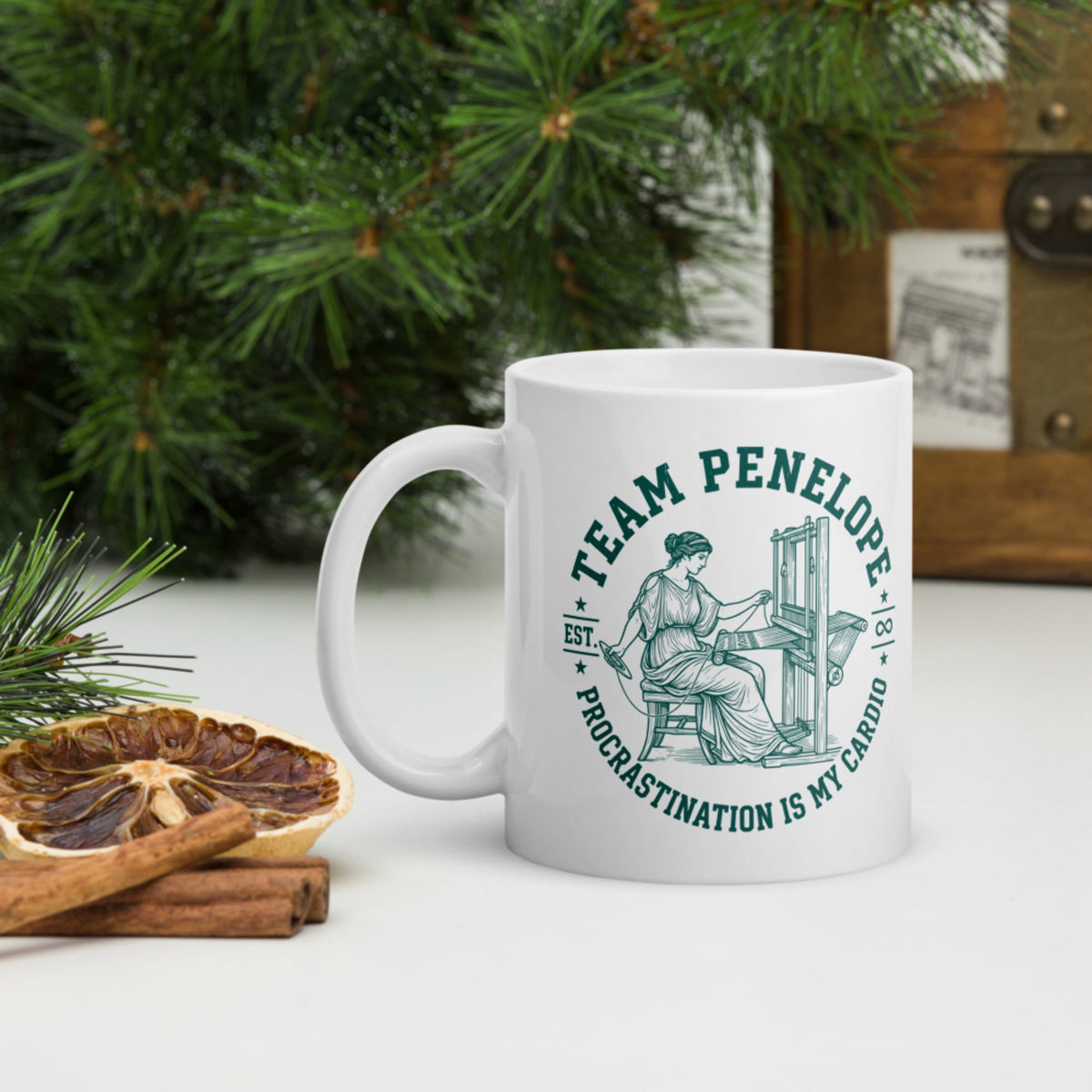 Team Penelope Procrastination Mug - history buff gift by HistoHead