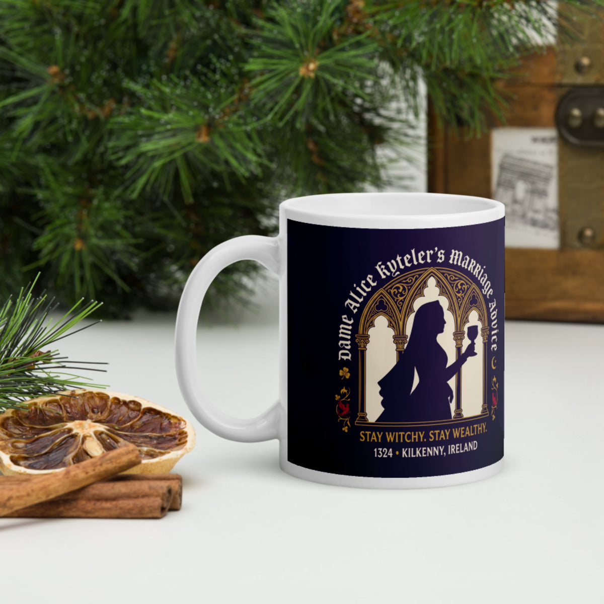 Alice Kyteler's Marriage Advice Mug - history buff gift by HistoHead
