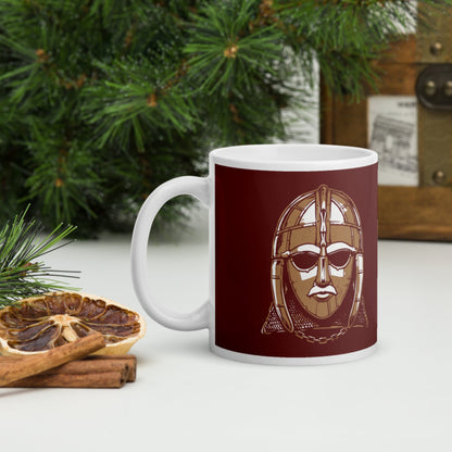 Sutton Hoo Helmet Mug - history buff gift by HistoHead