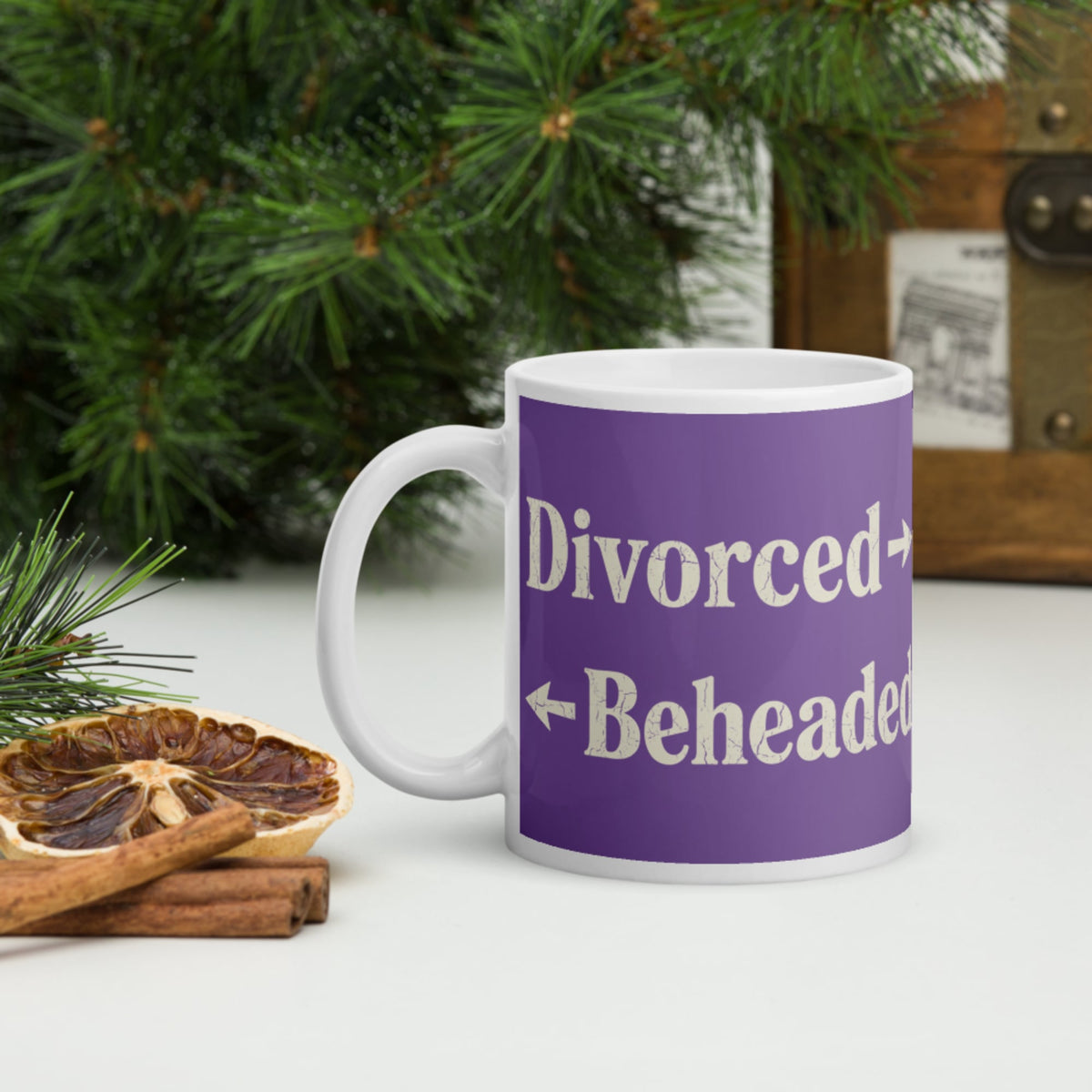 Divorced and Beheaded Mug - history buff gift by HistoHead