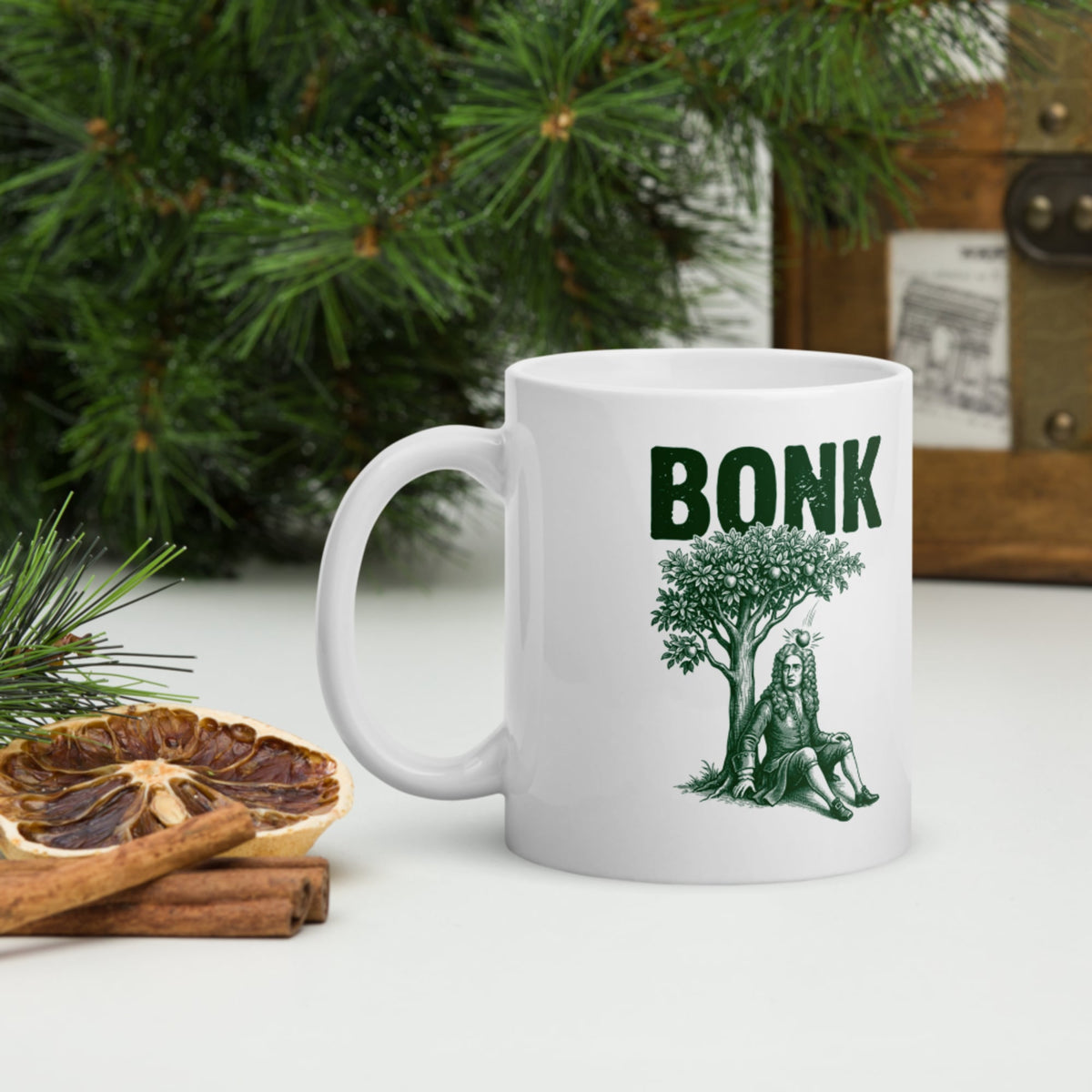 Newton Bonk Mug - history buff gift by HistoHead