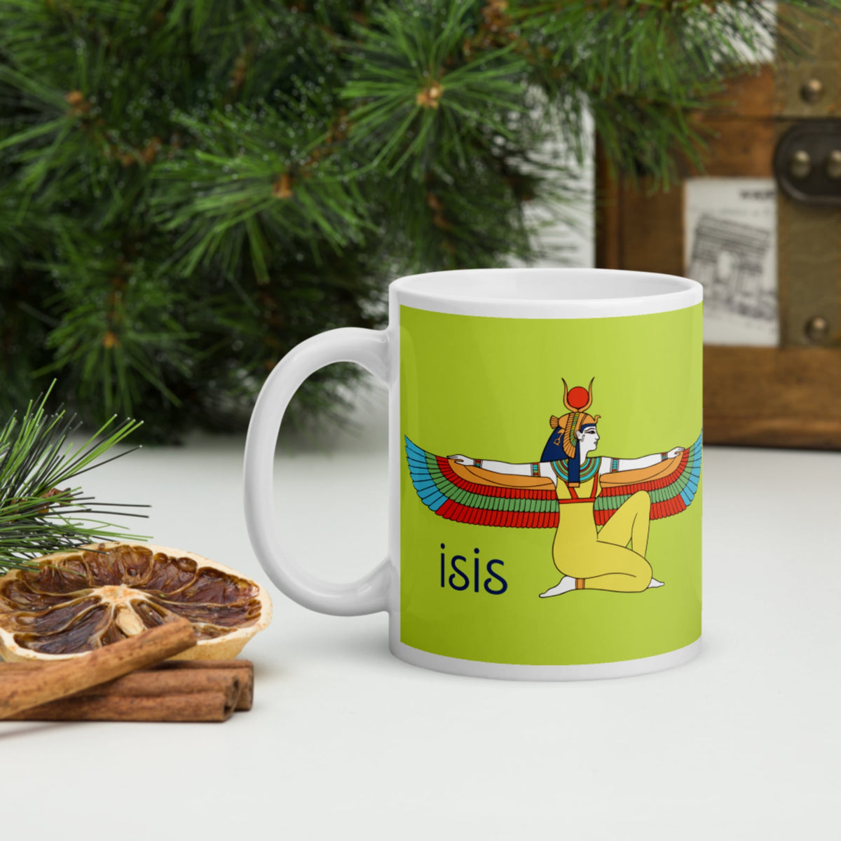 Egyptian Goddess Isis Mug - history buff gift by HistoHead
