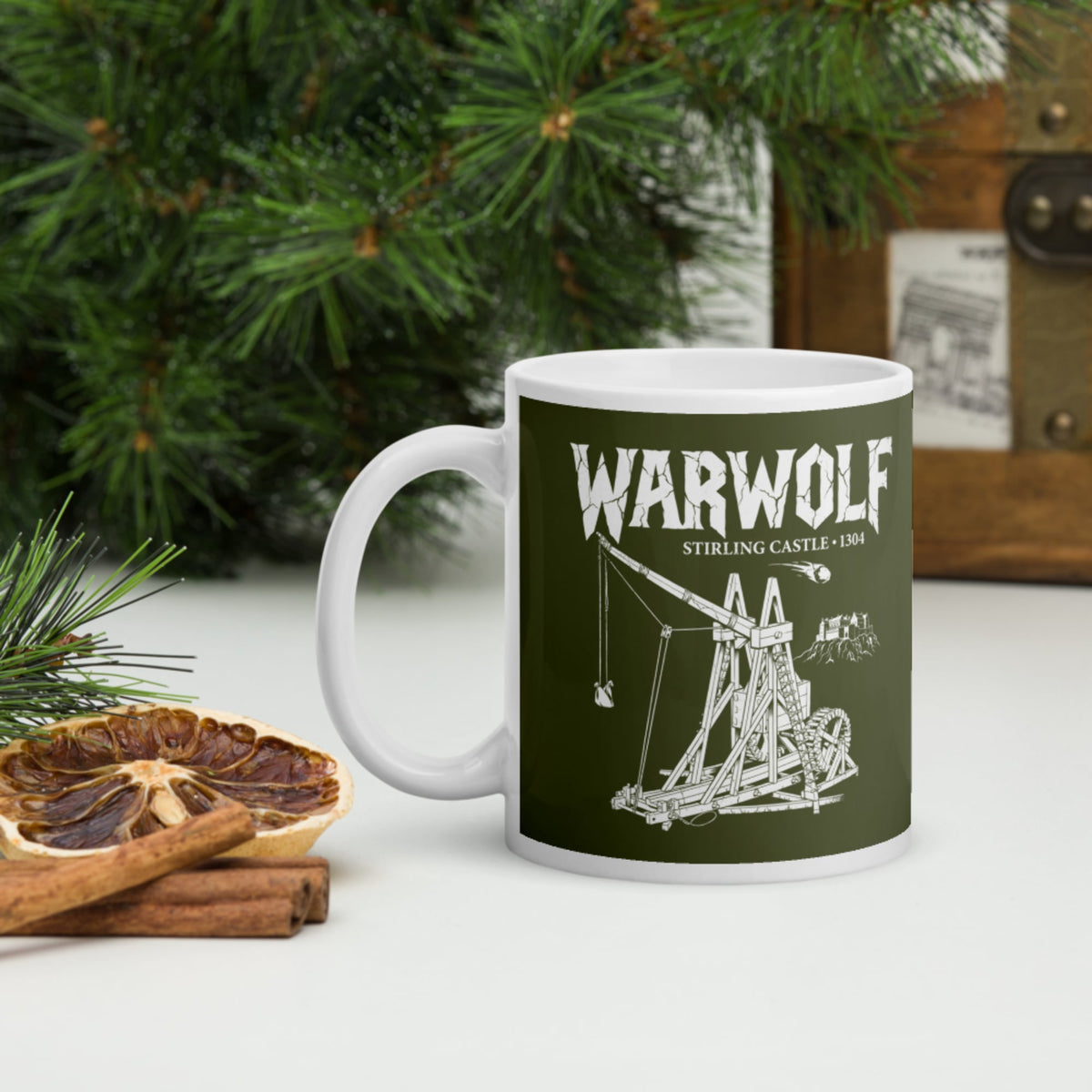 Warwolf Trebuchet Mug - history buff gift by HistoHead