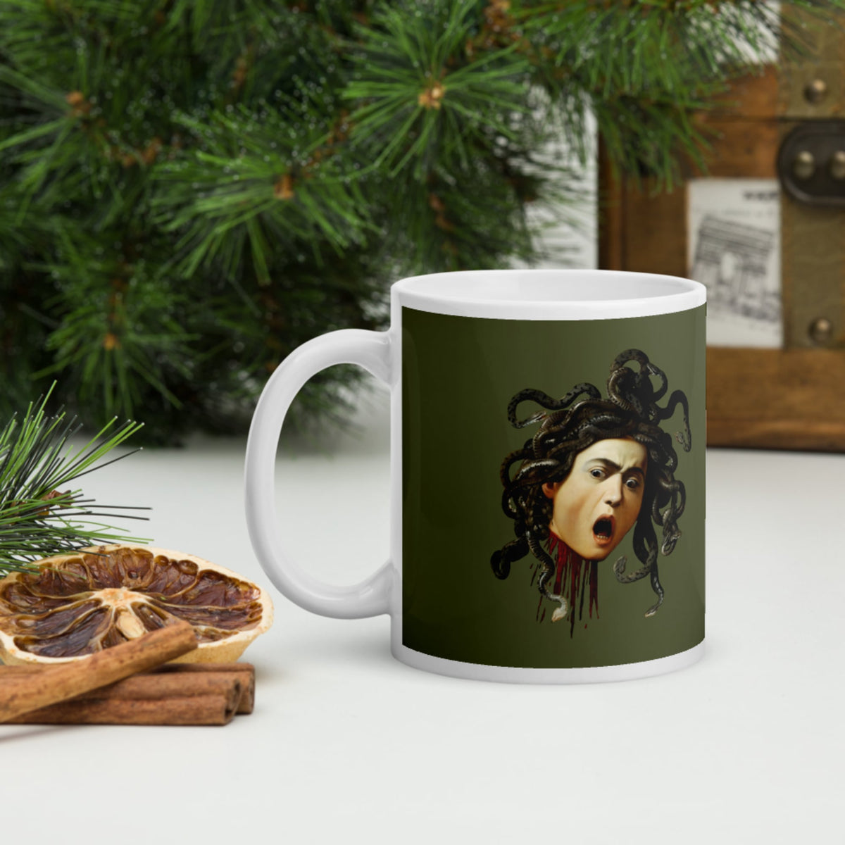 Medusa by Caravaggio Mug - history buff gift by HistoHead