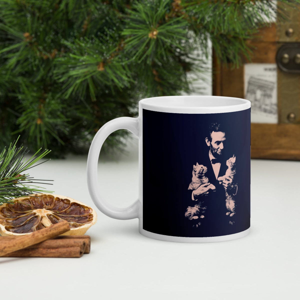 Lincoln Kittens Mug - history buff gift by HistoHead