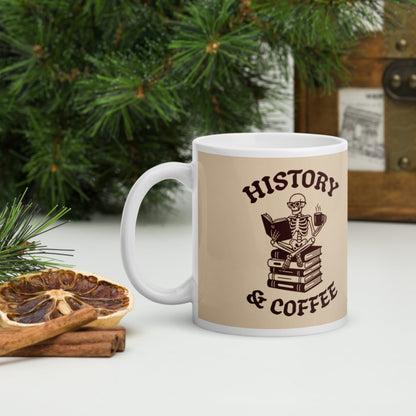 History & Coffee Mug - history buff gift by HistoHead