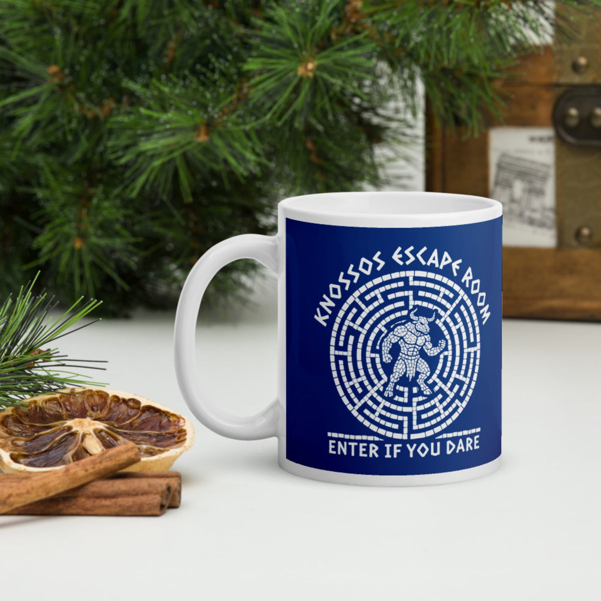 Knossos Escape Room Enter If You Dare Mug - history buff gift by HistoHead