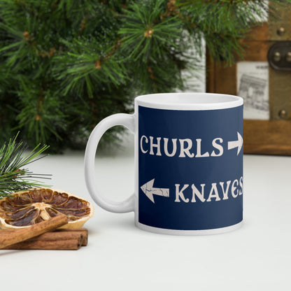 Churls or Knaves Mug - history buff gift by HistoHead
