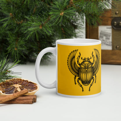 Khepri God of Rebirth Mug - history buff gift by HistoHead