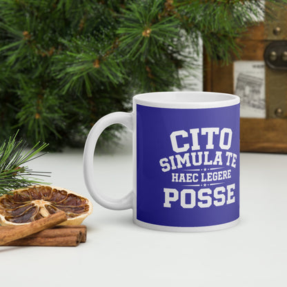 Latin Quick Pretend You Can Read This Mug - history buff gift by HistoHead