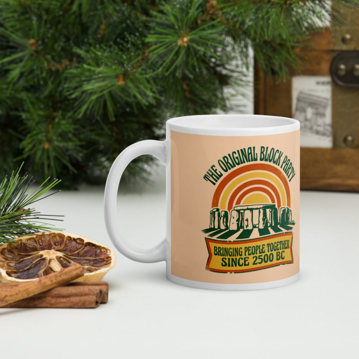 Stonehenge Block Party Mug - history buff gift by HistoHead