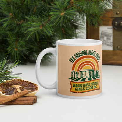 Stonehenge Block Party Mug - history buff gift by HistoHead