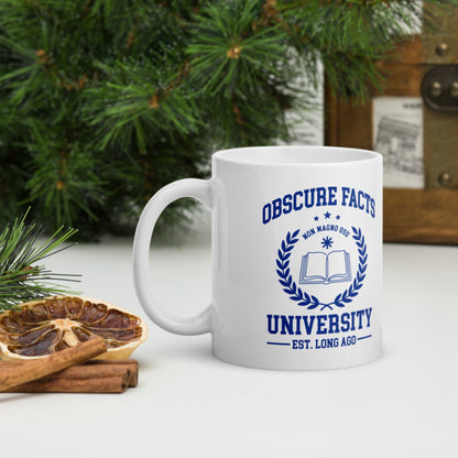 Obscure Facts University Mug - history buff gift by HistoHead