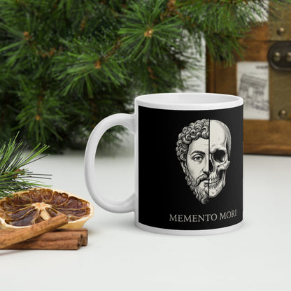 Marcus Aurelius Skull Mug - history buff gift by HistoHead