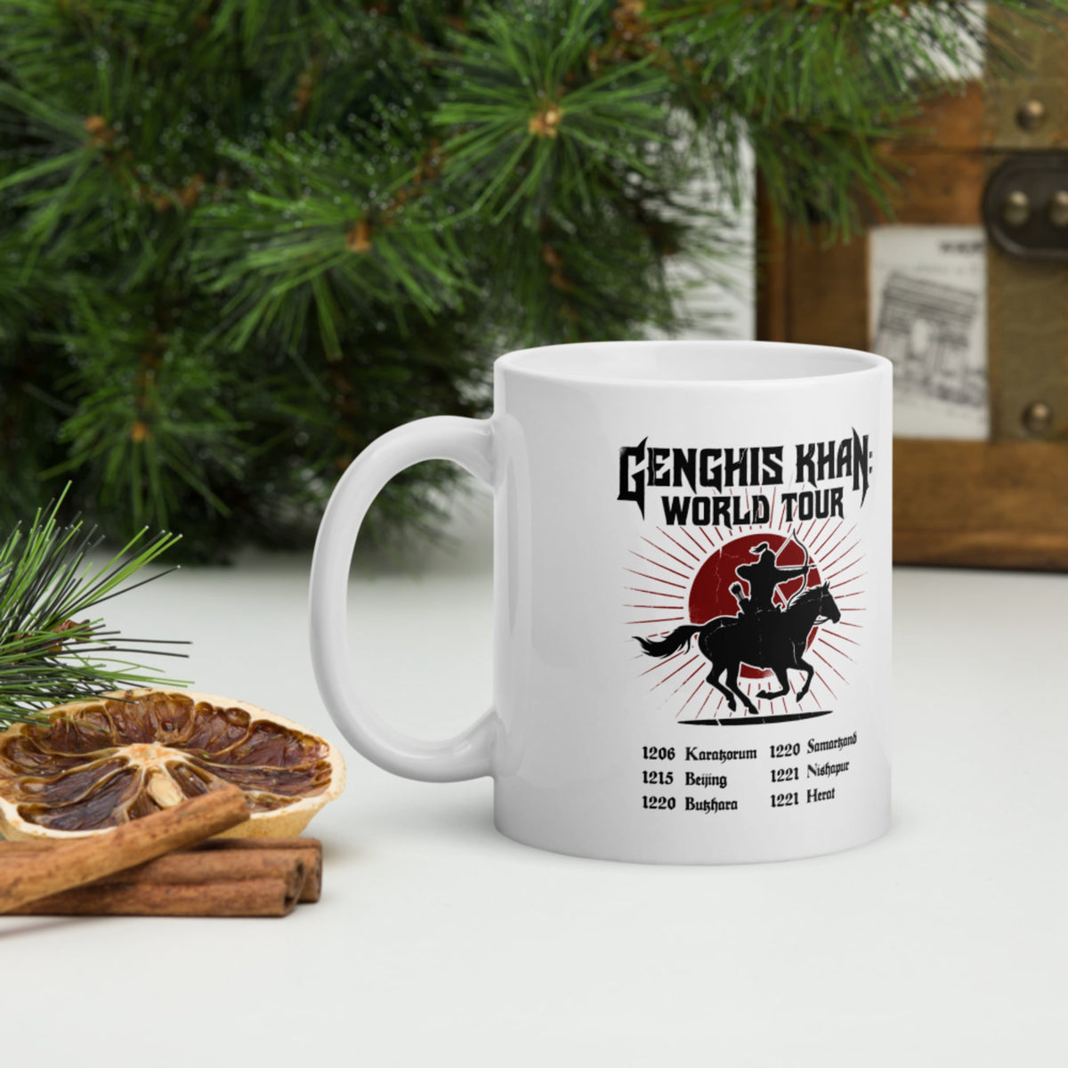 Genghis Khan World Tour Mug - history buff gift by HistoHead