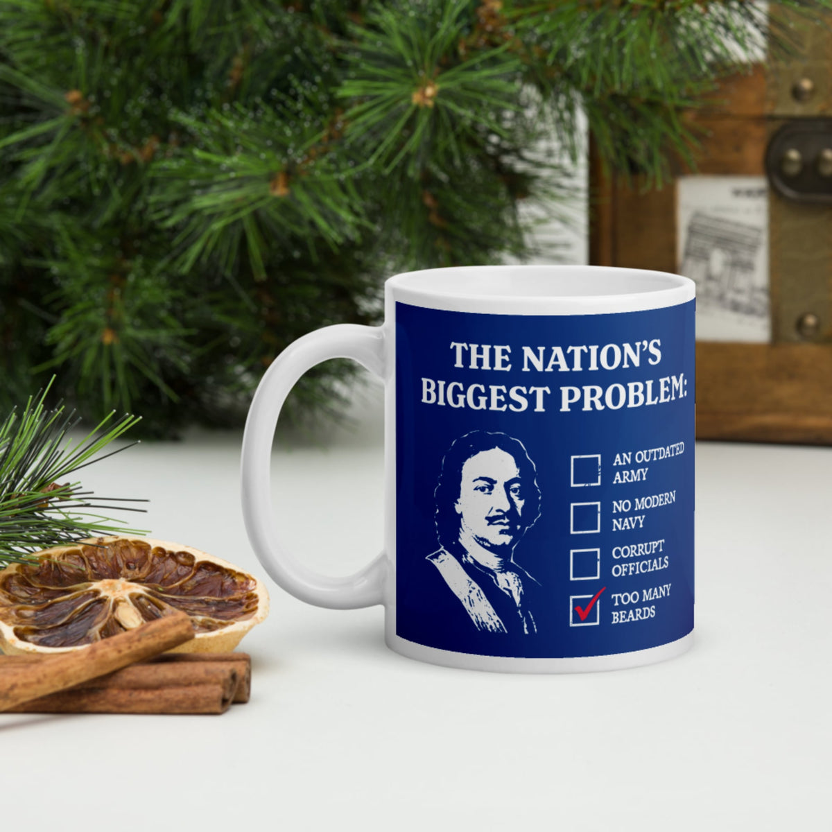 Peter the Great's Beard Tax Mug - history buff gift by HistoHead