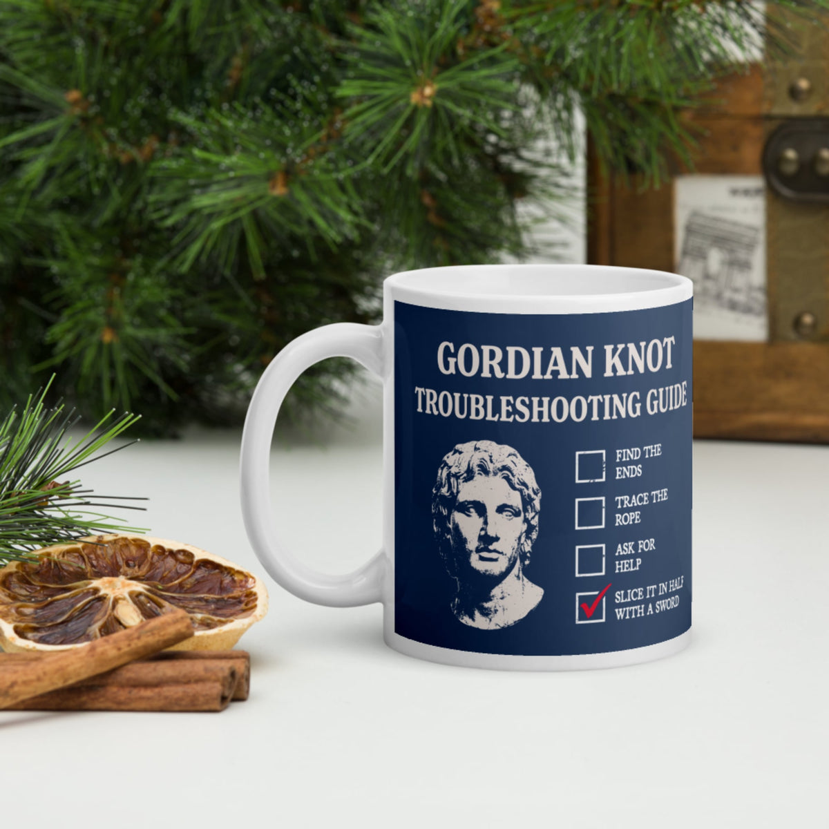 Alexander's Gordian Knot Guide Mug - history buff gift by HistoHead