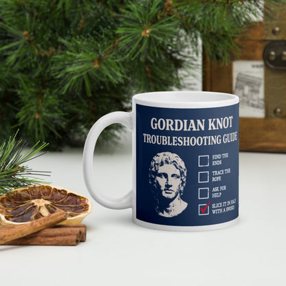 Alexander's Gordian Knot Guide Mug - history buff gift by HistoHead