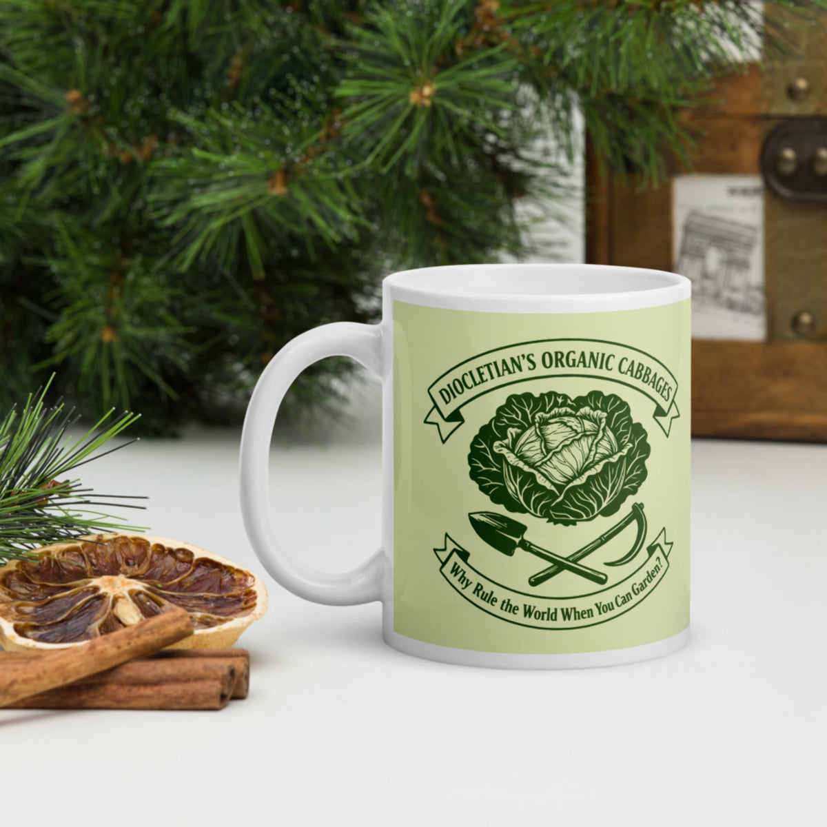 Diocletian's Cabbage Mug - history buff gift by HistoHead