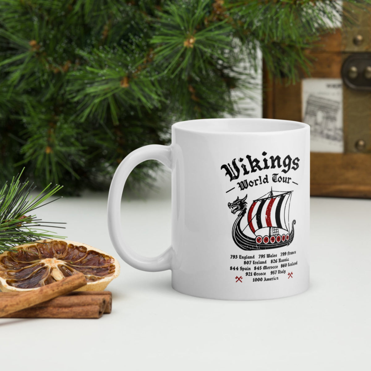 Vikings World Tour Mug - history buff gift by HistoHead