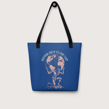 Atlas Never Skip Globe Day Bag - history buff gift by HistoHead