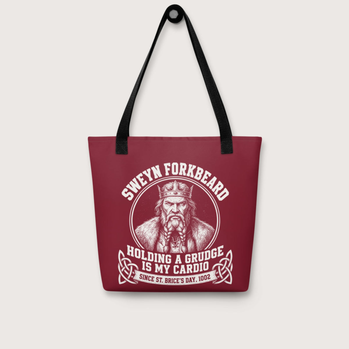 Sweyn Forkbeard Holding a Grudge Is My Cardio Bag - history buff gift by HistoHead