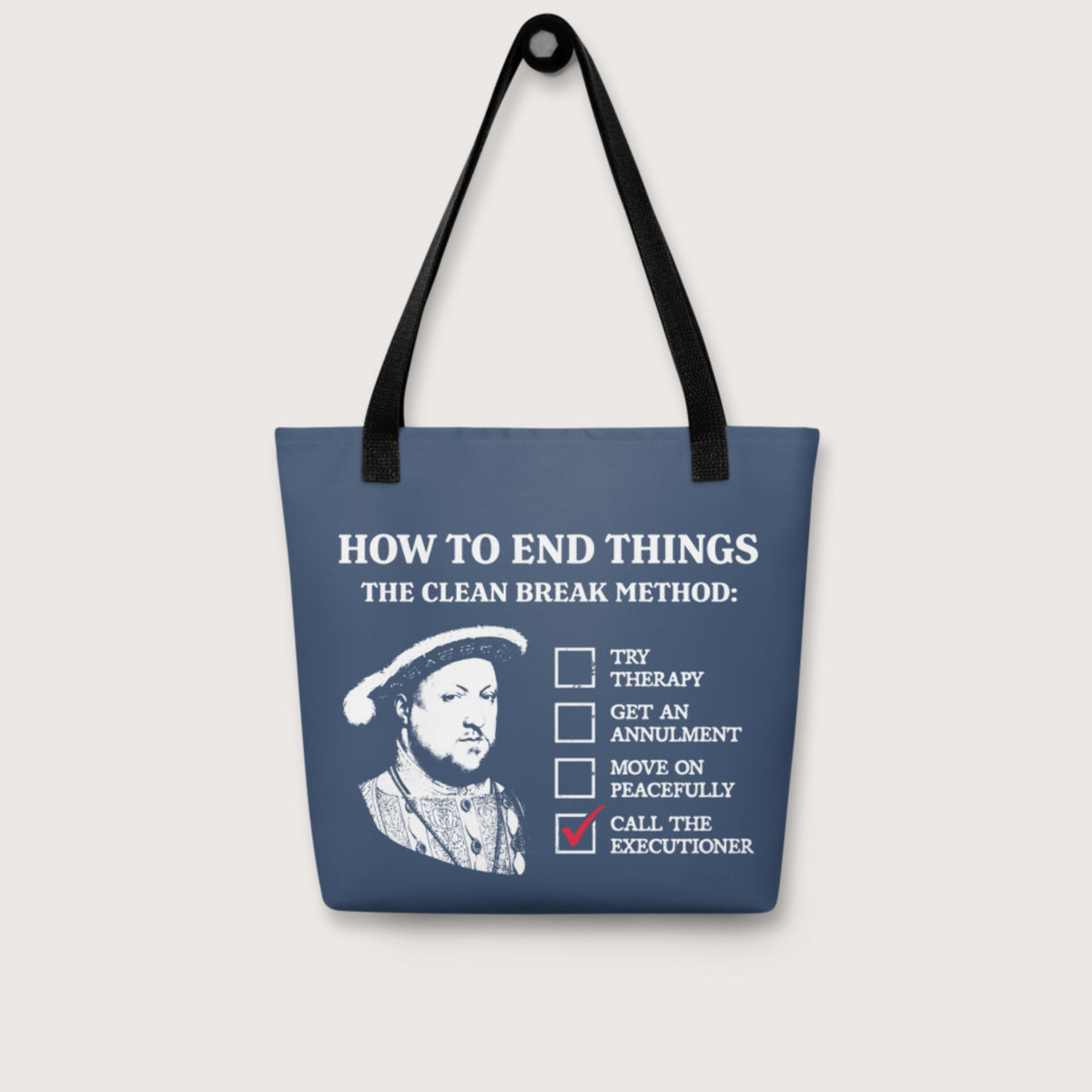 Henry VIII's Breakup Guide Bag - history buff gift by HistoHead